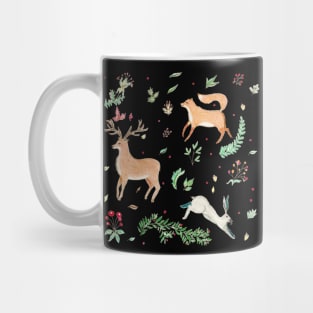 Winter Woodland Animals Mug